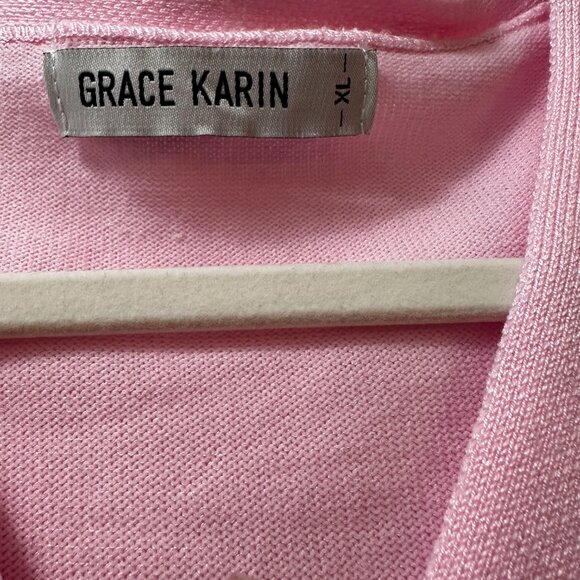 GRACE KARIN Women's XL Long Sleeve Button Down Cardigan V Neck Classic Sweater - Picture 4 of 9